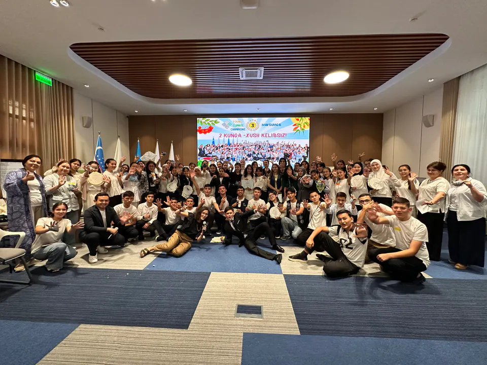 The third cohort of Young Climate Champions at their training camp, August 2026.