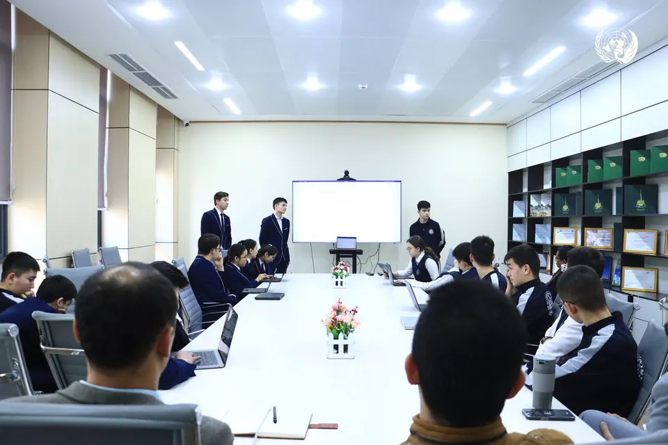 An organizing team meeting.