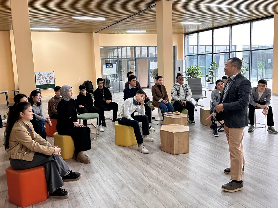A discussion circle during a workshop.