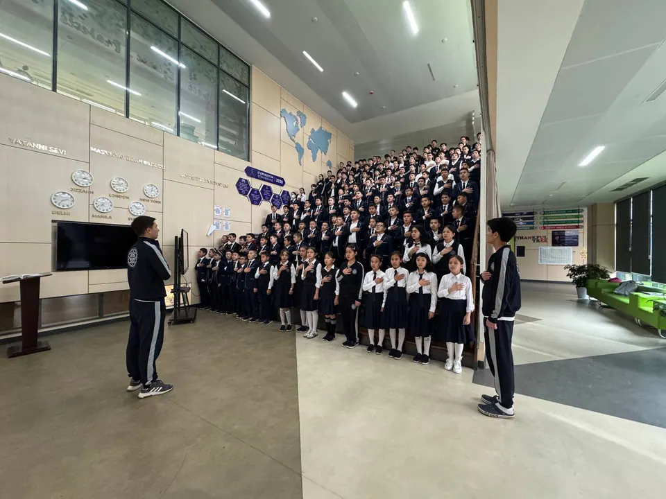 Another morning assembly.