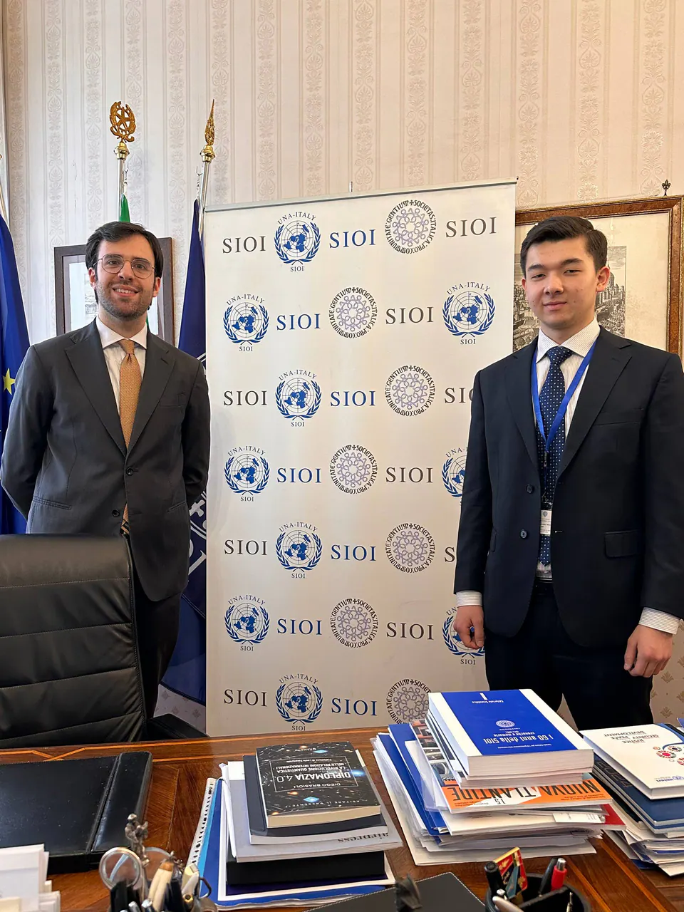 With Andrea Coppola at SIOI.