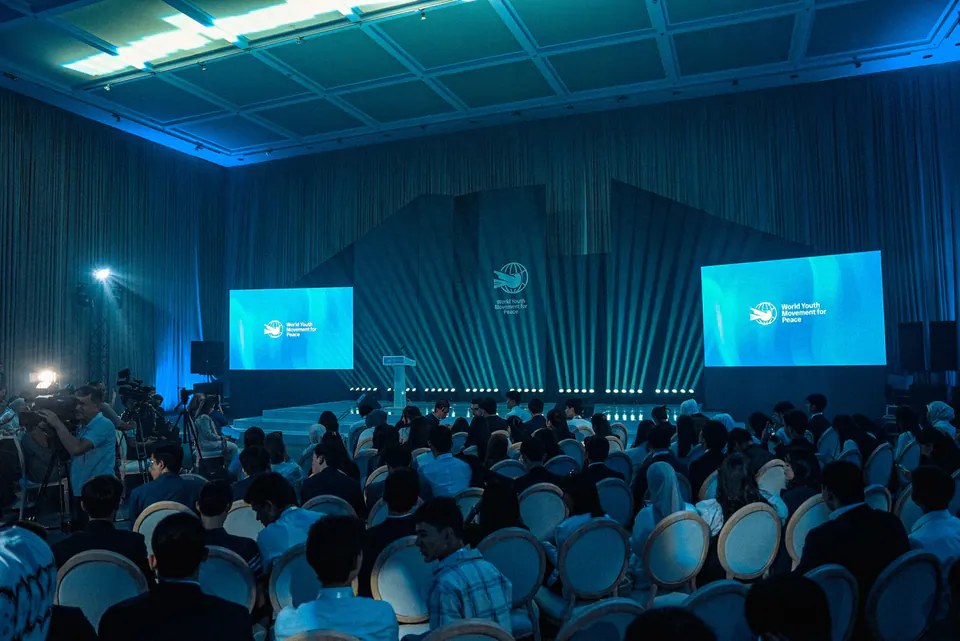 The opening ceremony hall.